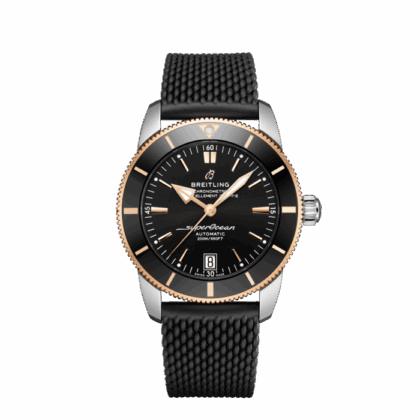 BREITLING SUPEROCEAN HERITAGE B20 AUTOMATIC 42 STAINLESS STEEL 18K RED GOLD BLACK UB2010121B1S1