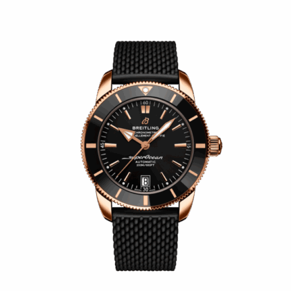 BREITLING SUPEROCEAN HERITAGE B20 AUTOMATIC 42 18K RED GOLD BLACK RB2010121B1S1