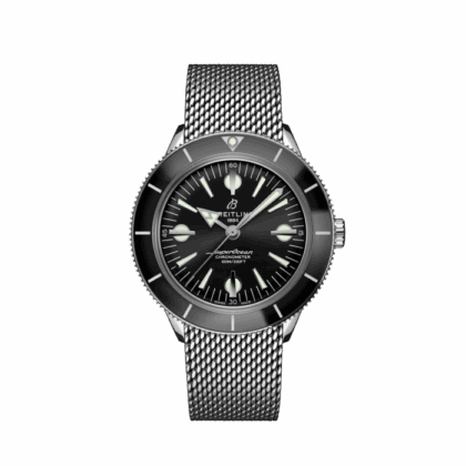 BREITLING SUPEROCEAN HERITAGE 57 STAINLESS STEEL BLACK A10370121B1A1