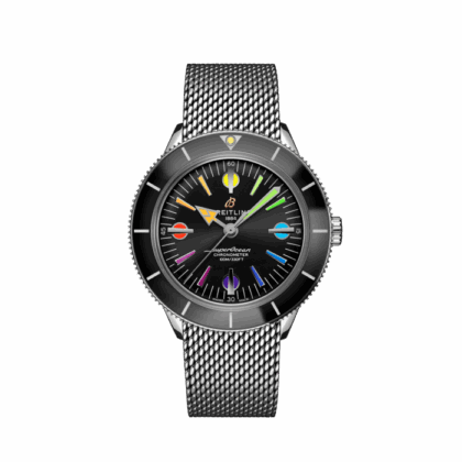 BREITLING SUPEROCEAN HERITAGE 57 SPECIAL EDITION STAINLESS STEEL BLACK A103701A1B1A1