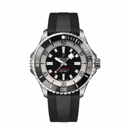BREITLING SUPEROCEAN AUTOMATIC 46 STAINLESS STEEL BLACK A17378211B1S1