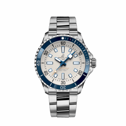 BREITLING SUPEROCEAN AUTOMATIC 42 STAINLESS STEEL CREAM A17375E71G1A1
