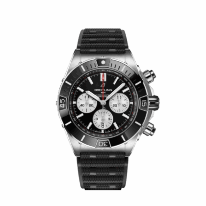 BREITLING SUPER CHRONOMAT B01 44 STAINLESS STEEL BLACK AB0136251B1S1