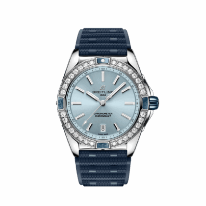 BREITLING SUPER CHRONOMAT AUTOMATIC 38 STAINLESS STEEL BLUE A17356531C1S1