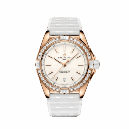 BREITLING SUPER CHRONOMAT AUTOMATIC 38 ORIGINS SMALL SCALE TRACEABLE 18K RED GOLD CREAM R17356531G1S1