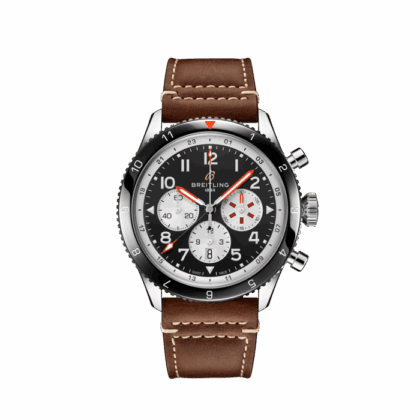 BREITLING SUPER AVI B04 CHRONOGRAPH GMT 46 MOSQUITO STAINLESS STEEL BLACK YB04451A1B1X1