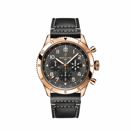 BREITLING SUPER AVI B04 CHRONOGRAPH GMT 46 P-51 MUSTANG 18K RED GOLD ANTHRACITE RB04451A1B1X1