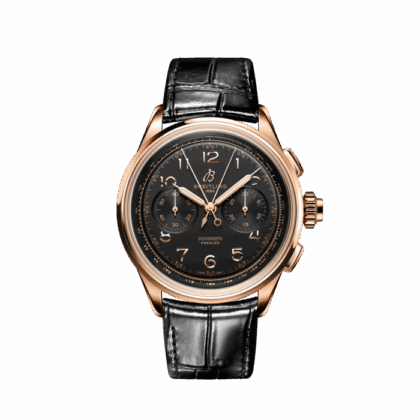 BREITLING PREMIER B15 DUOGRAPH 42 18K RED GOLD BLACK RB1510251B1P1