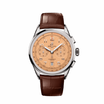 BREITLING PREMIER B01 CHRONOGRAPH 42 STAINLESS STEEL COPPER AB0145331K1P2