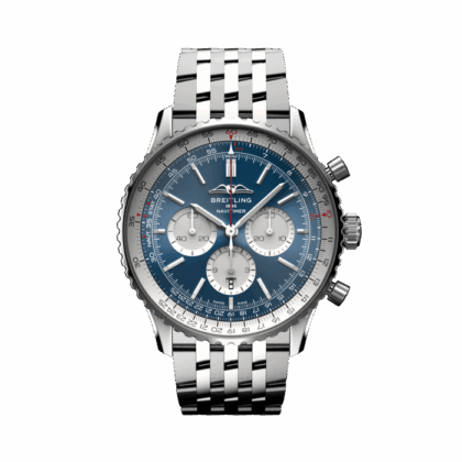BREITLING NAVITIMER B01 CHRONOGRAPH 46 STAINLESS STEEL BLUE AB0137211C1A1