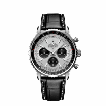 BREITLING NAVITIMER B01 CHRONOGRAPH 43 STAINLESS STEEL SILVER AB0138241G1P1