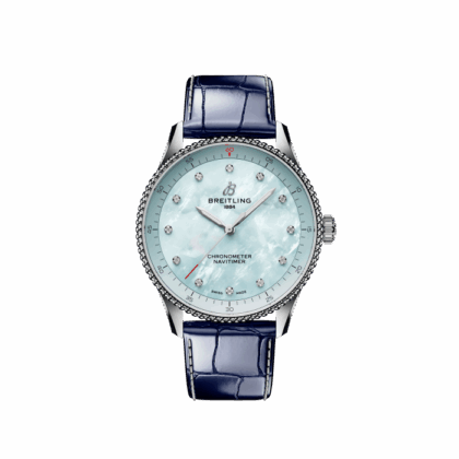 BREITLING NAVITIMER 32 STAINLESS STEEL BLUE MOTHER-OF-PEARL A77320171C1P1