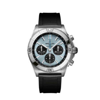 BREITLING CHRONOMAT B01 42 STAINLESS STEEL PLATINUM ICE BLUE PB0134101C1S1