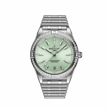 BREITLING CHRONOMAT AUTOMATIC 36 STAINLESS STEEL MINT GREEN A10380591L1A1