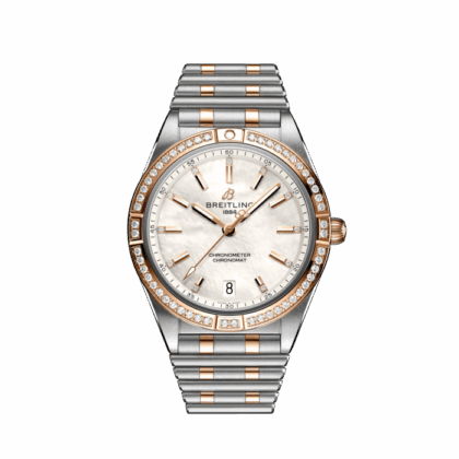 BREITLING CHRONOMAT AUTOMATIC 36 STAINLESS STEEL 18K RED GOLD MOTHER-OF-PEARL U10380591A2U1