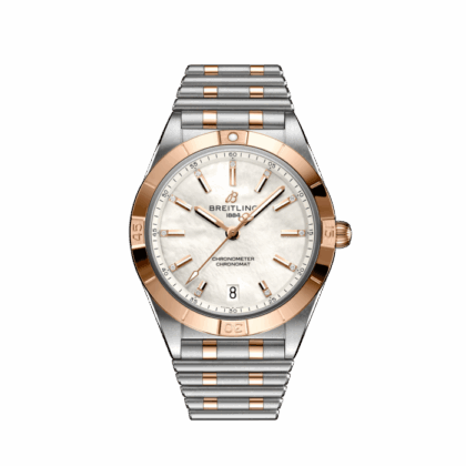 BREITLING CHRONOMAT AUTOMATIC 36 STAINLESS STEEL 18K RED GOLD MOTHER-OF-PEARL U10380101A2U1