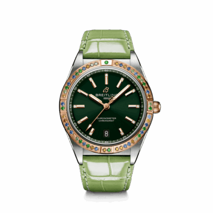 BREITLING CHRONOMAT AUTOMATIC 36 SOUTH SEA STAINLESS STEEL 18K RED GOLD GREEN U10380611L1P1