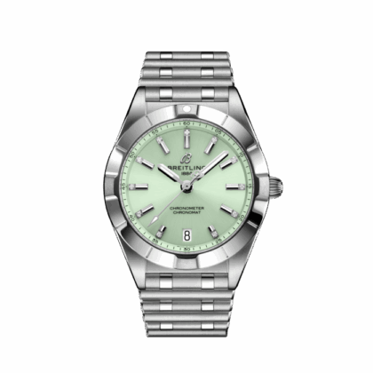 BREITLING CHRONOMAT 32 STAINLESS STEEL MINT GREEN A77310101L1A1