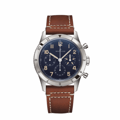 BREITLING AVI 1953 EDITION PLATINUM BLUE LB0920131C1X1