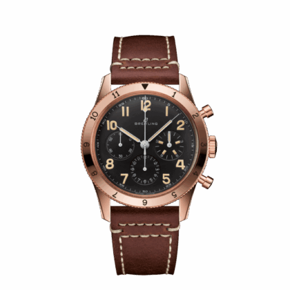 BREITLING AVI 1953 EDITION 18K RED GOLD BLACK RB0920131B1X1