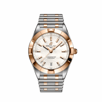 BREITLING CHRONOMAT 32 STAINLESS STEEL 18K RED GOLD MOTHER-OF-PEARL U77310101A2U1