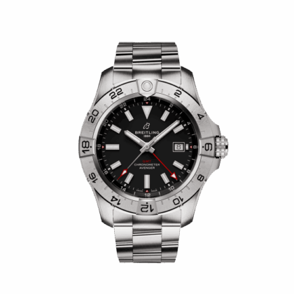 BREITLING AVENGER AUTOMATIC GMT 44 STAINLESS STEEL BLACK A32320101B1A1