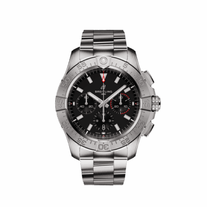 BREITLING AVENGER B01 CHRONOGRAPH 44 STAINLESS STEEL BLACK AB0147101B1A1