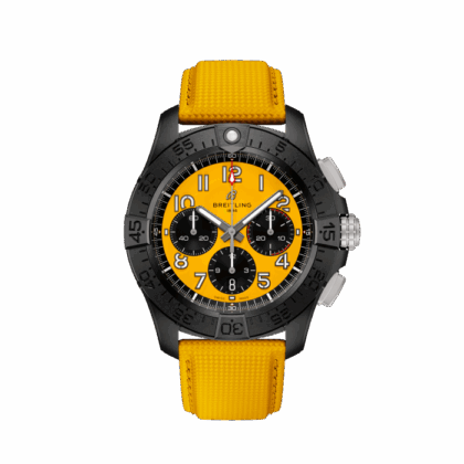 BREITLING AVENGER B01 CHRONOGRAPH 44 NIGHT MISSION CERAMIC YELLOW SB0147101I1X1
