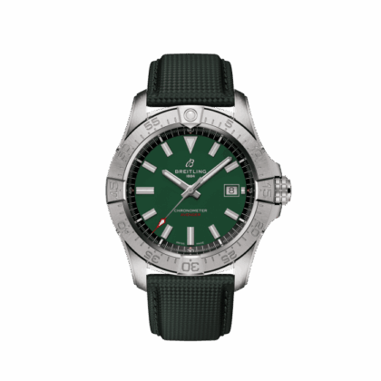BREITLING AVENGER AUTOMATIC 42 STAINLESS STEEL GREEN A17328101L1X1