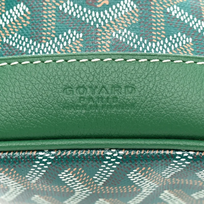 GOYARD PETIT FLOT BUCKET BAG PM GREEN GOYARDINE CANVAS - Image 2
