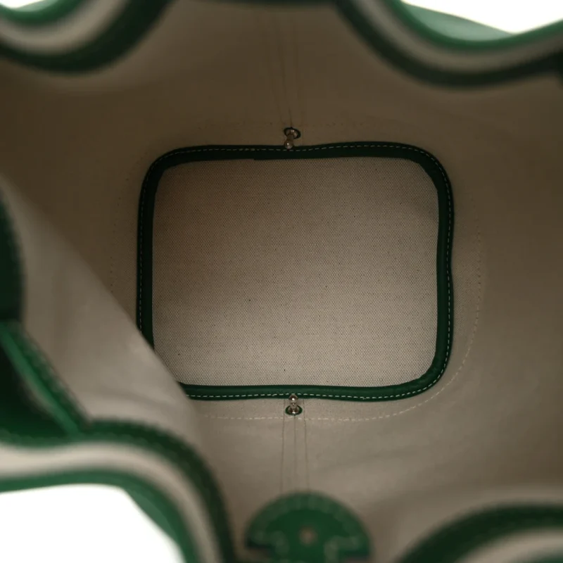 GOYARD PETIT FLOT BUCKET BAG PM GREEN GOYARDINE CANVAS - Image 7