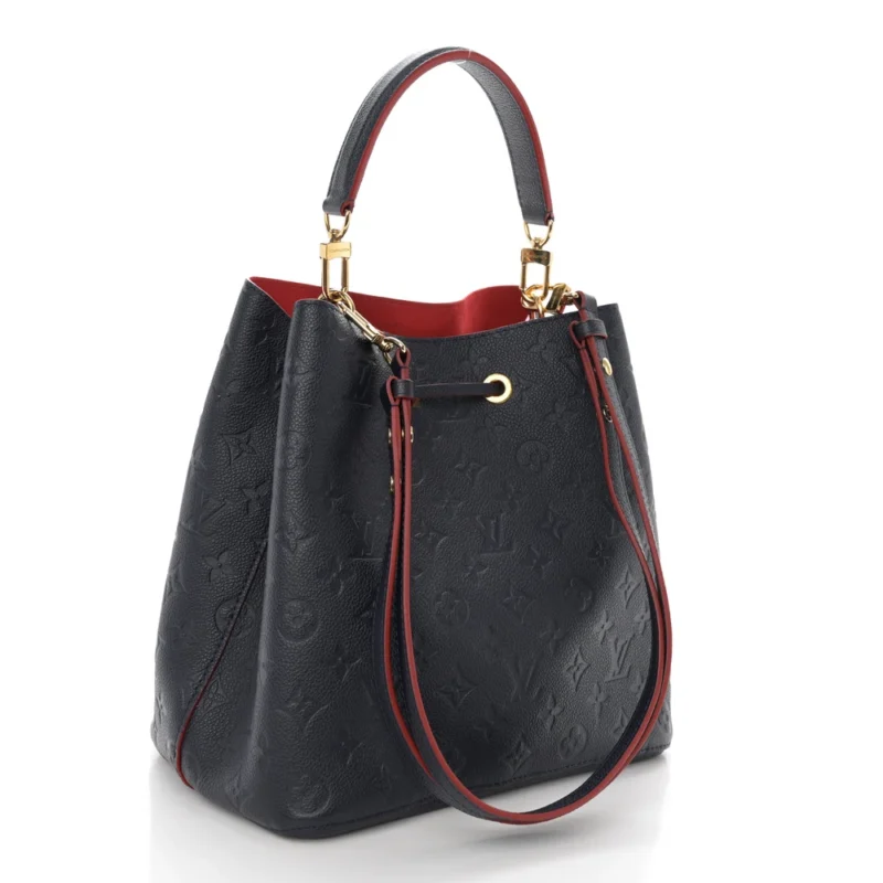 LOUIS VUITTON NEONOE MM MARINE ROUGE EMPREINTE LEATHER - Image 3