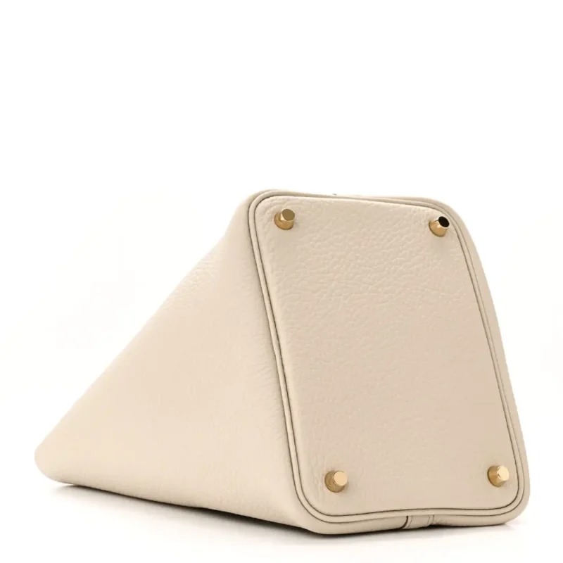 HERM??S PICOTIN LOCK 18 PM B??TON TAURILLON CLEMENCE LEATHER GOLD HARDWARE - Image 6