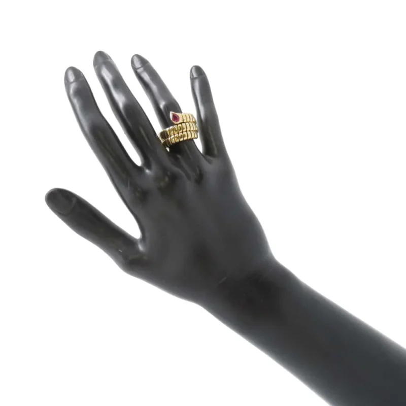 BVLGARI TUBOGAS SNAKE RING - Image 4