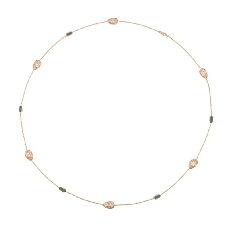 BVLGARI SERPENTI 11 MOTIF LONG NECKLACE
