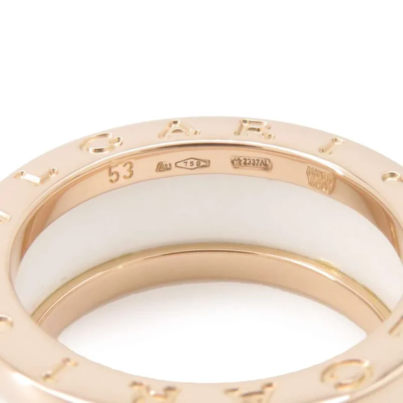 BVLGARI B.ZERO1 2-BAND RING SIZE 53/# - Image 8