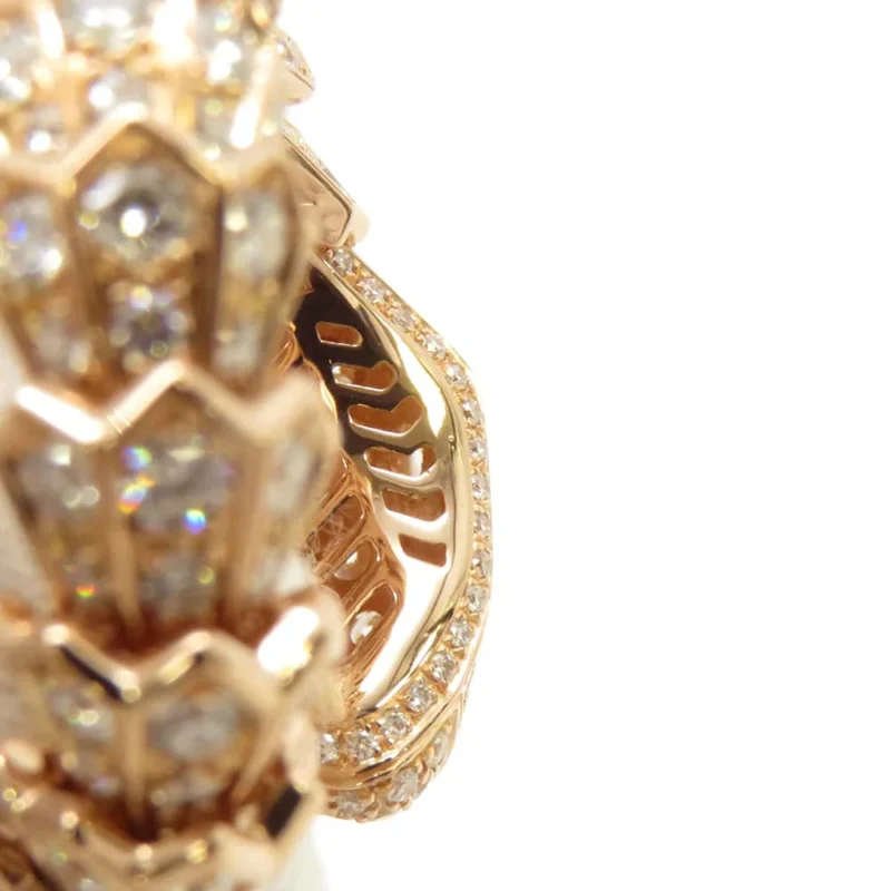 BVLGARI SERPENTI FULL DIAMOND RING SIZE ML - Image 5
