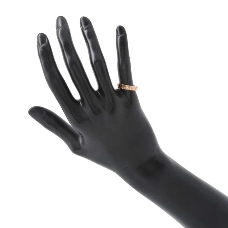 BVLGARI B.ZERO1 RING DOUBLE LOGO SIZE #9 - Image 4