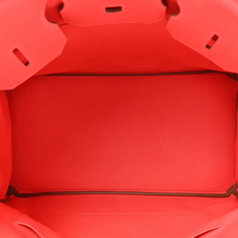 HERM??S BIRKIN 35 ROSE JAIPUR TAURILLON CLEMENCE LEATHER GOLD HARDWARE - Image 7