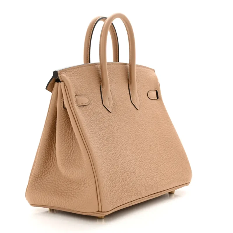 HERM??S BIRKIN 25 CHAI TOGO LEATHER GOLD HARDWARE - Image 3