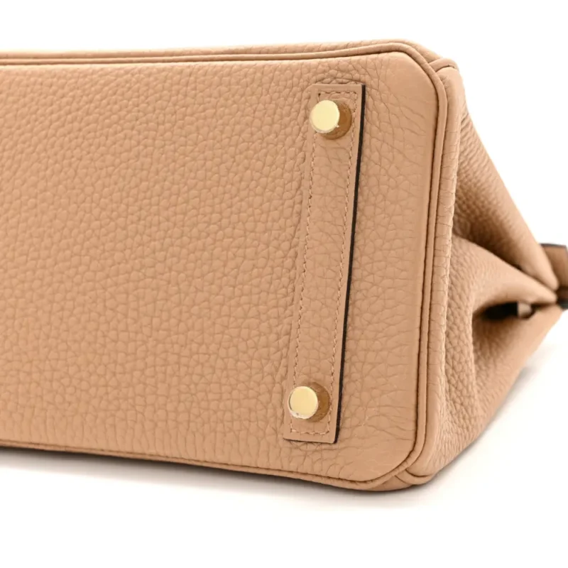 HERM??S BIRKIN 25 CHAI TOGO LEATHER GOLD HARDWARE - Image 5