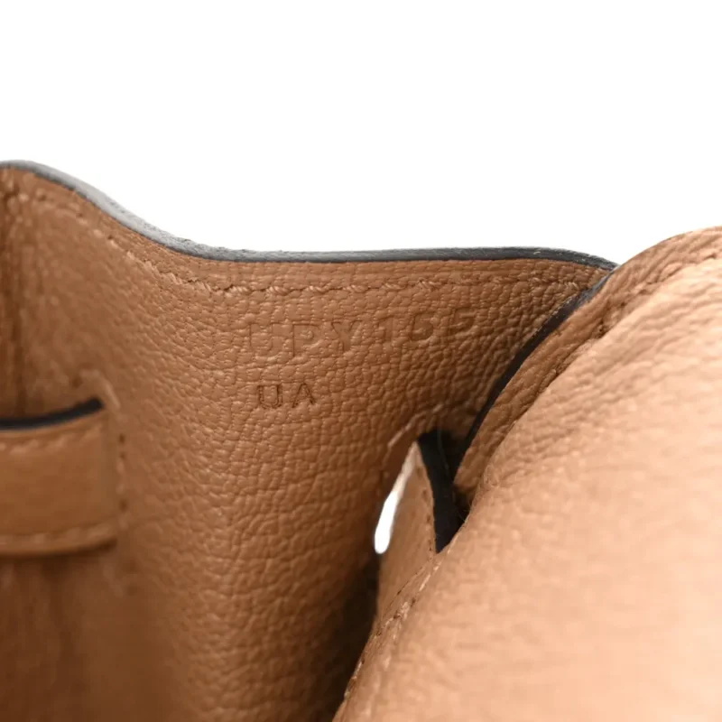 HERM??S BIRKIN 25 CHAI TOGO LEATHER GOLD HARDWARE - Image 8
