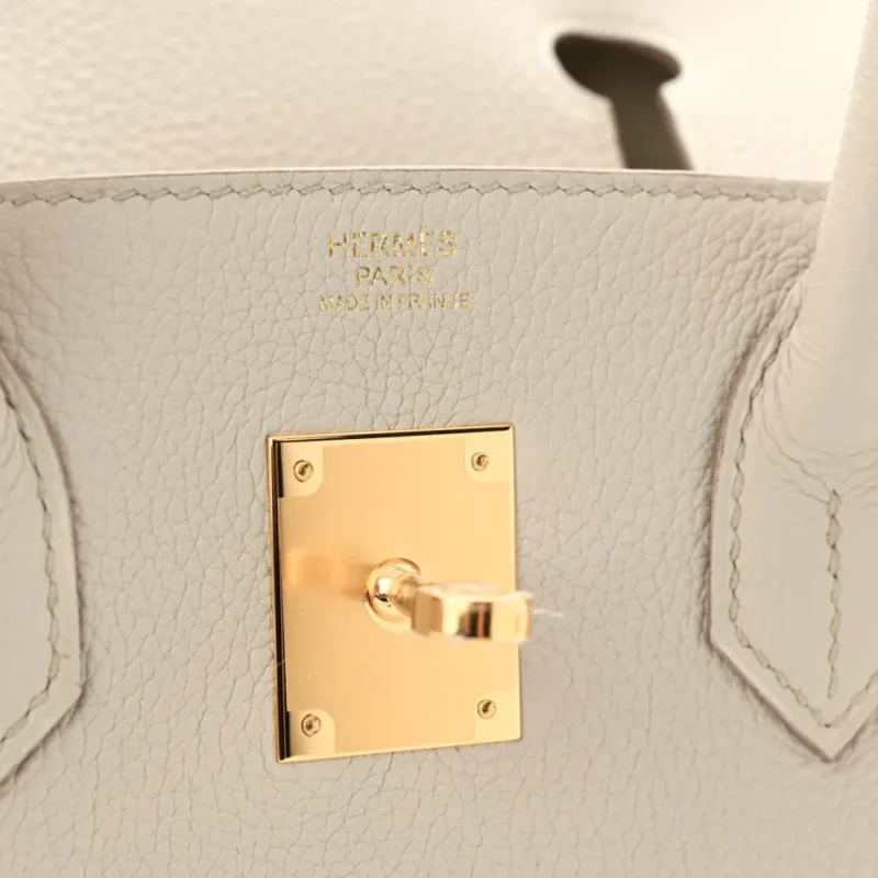 HERM??S BIRKIN 30 BETON TOGO LEATHER GOLD HARDWARE - Image 2