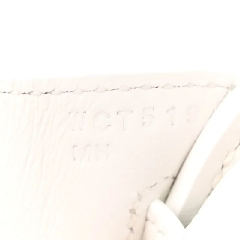 HERM??S BIRKIN 25 NEW WHITE SWIFT LEATHER PALLADIUM HARDWARE - Image 8
