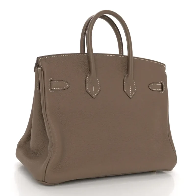 HERM??S BIRKIN 25 ETOUPE TOGO LEATHER GOLD HARDWARE - Image 3