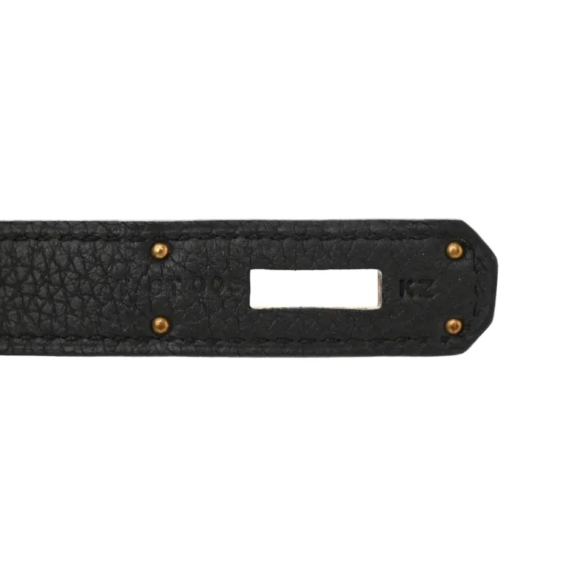 HERM??S KELLY RETOURNE 32 BLACK TOGO LEATHER GOLD HARDWARE - Image 8