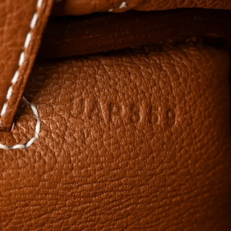 HERM??S KELLY RETOURNE 25 BROWN TOGO LEATHER PALLADIUM HARDWARE - Image 8