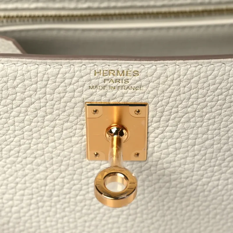 HERM??S KELLY RETOURNE 25 MUSHROOM TOGO LEATHER GOLD HARDWARE - Image 2