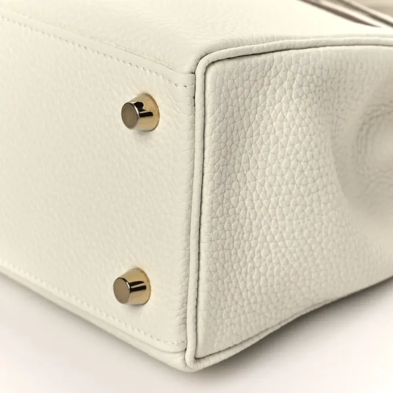 HERM??S KELLY RETOURNE 25 MUSHROOM TOGO LEATHER GOLD HARDWARE - Image 4