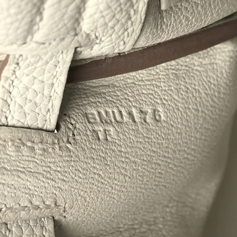 HERM??S KELLY RETOURNE 25 MUSHROOM TOGO LEATHER GOLD HARDWARE - Image 8
